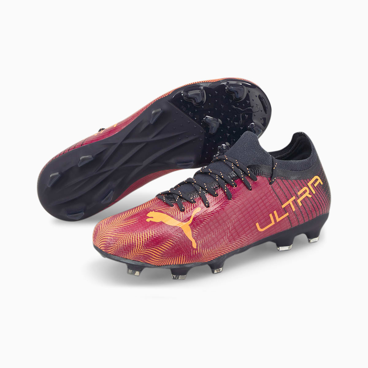 Chlapecké Kopačky Puma ULTRA 2.4 FG/AG JR Fuchsie | PU4721-B68