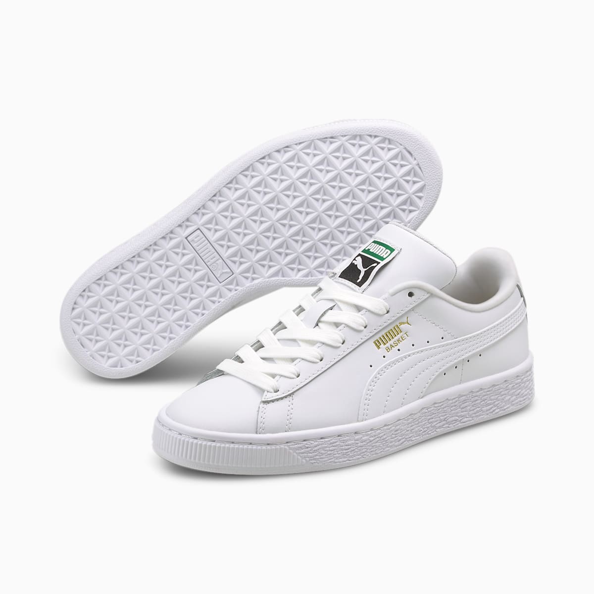 Chlapecké Tenisky Puma Basket Classic XXI JR Bílé | PU2086-Z47