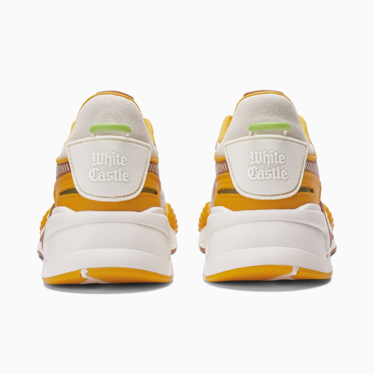 Chlapecké Tenisky Puma PUMA x WHITE CASTLE RS-X JR Oranžové Kytičkované | PU3490-Q65