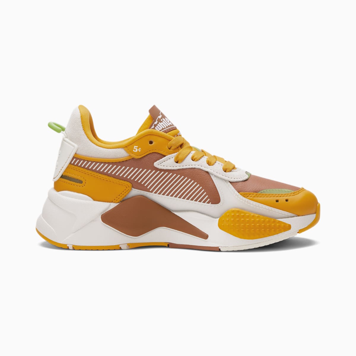 Chlapecké Tenisky Puma PUMA x WHITE CASTLE RS-X JR Oranžové Kytičkované | PU3490-Q65