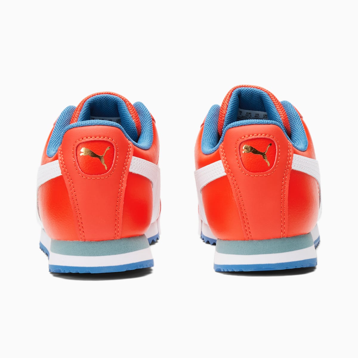 Chlapecké Tenisky Puma ROMA GO FOR Sneaker JR Oranžové/Bílé/Blankyt | PU2513-D97