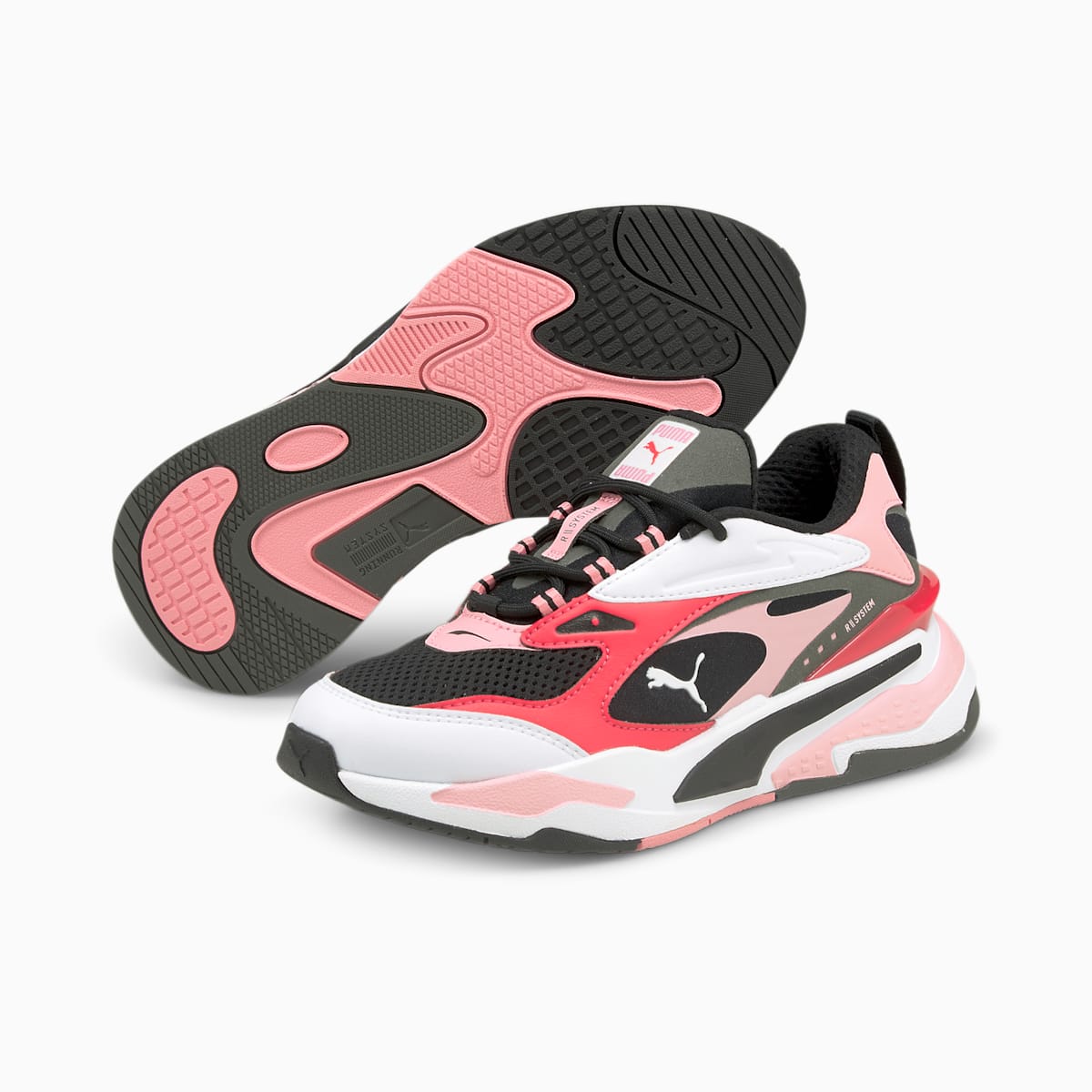 Chlapecké Tenisky Puma RS-Fast JR Černé/Růžové | PU8594-D64