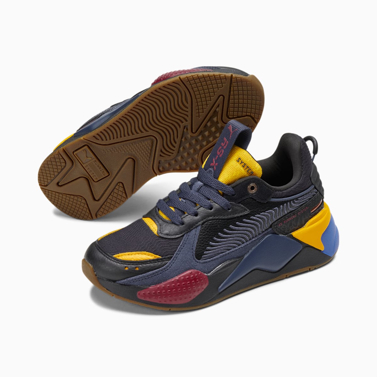 Chlapecké Tenisky Puma RS-X Global Futurism JR Černé/Blankyt | PU7910-W73