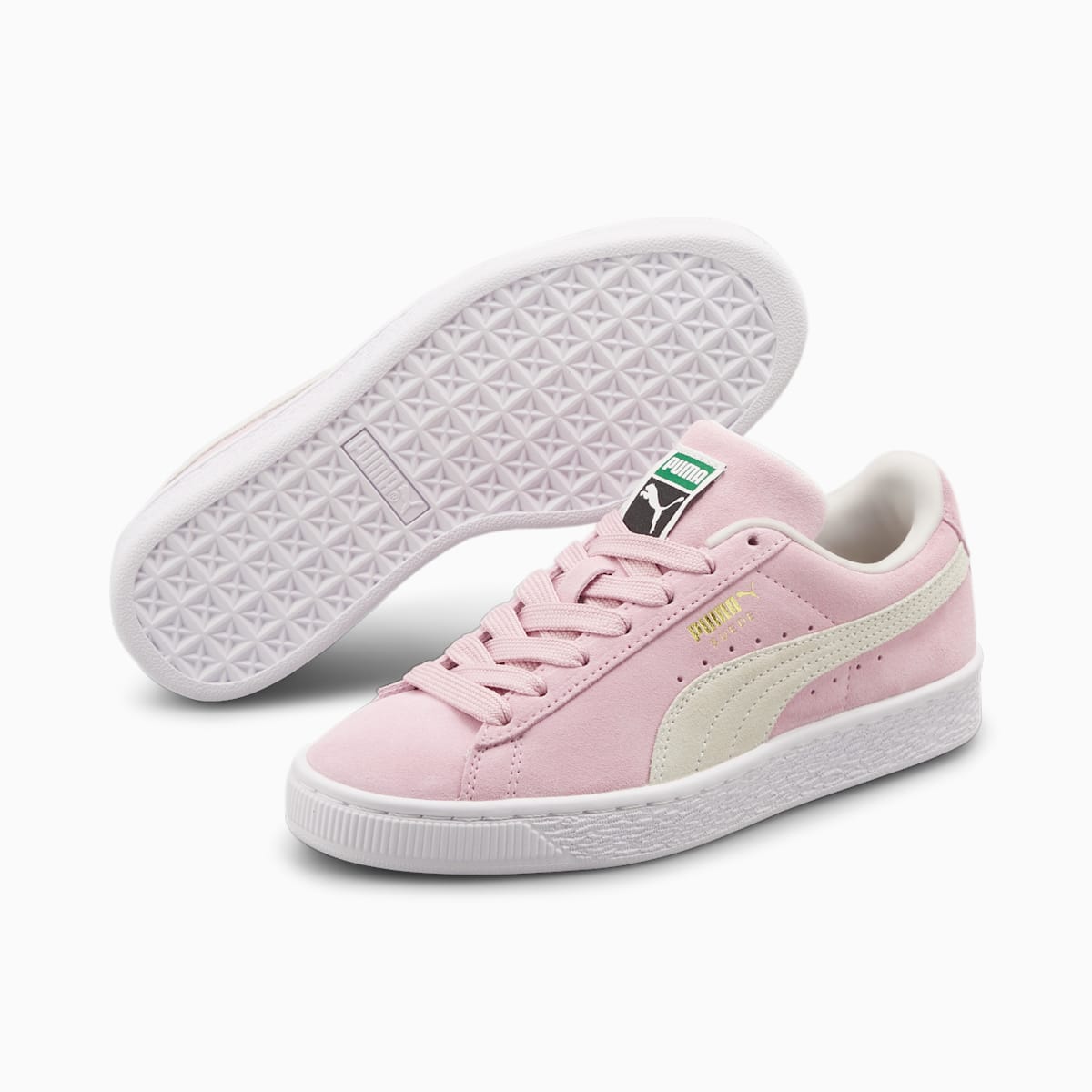 Chlapecké Tenisky Puma Suede Classic XXI JR Růžové/Bílé | PU0192-L49