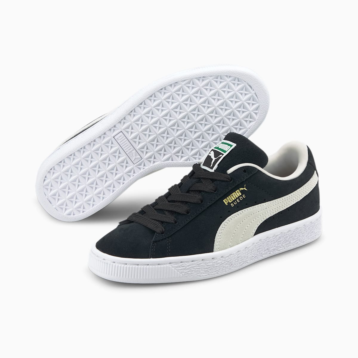 Chlapecké Tenisky Puma Suede Classic XXI JR Černé/Bílé | PU0297-K45