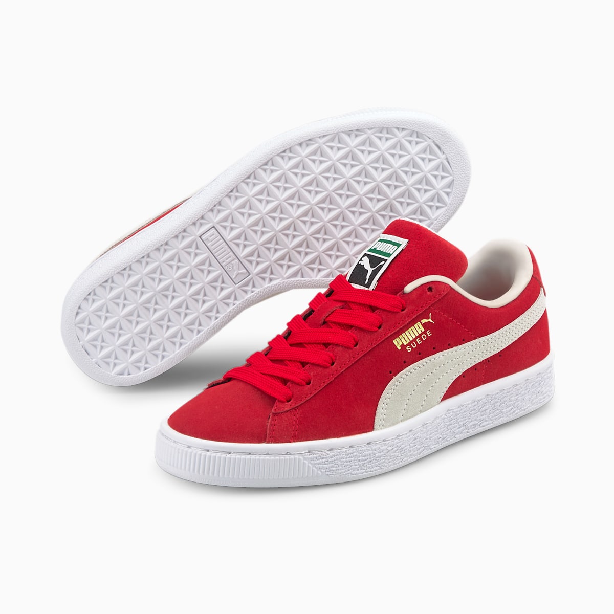 Chlapecké Tenisky Puma Suede Classic XXI JR Červené/Bílé | PU5471-X78