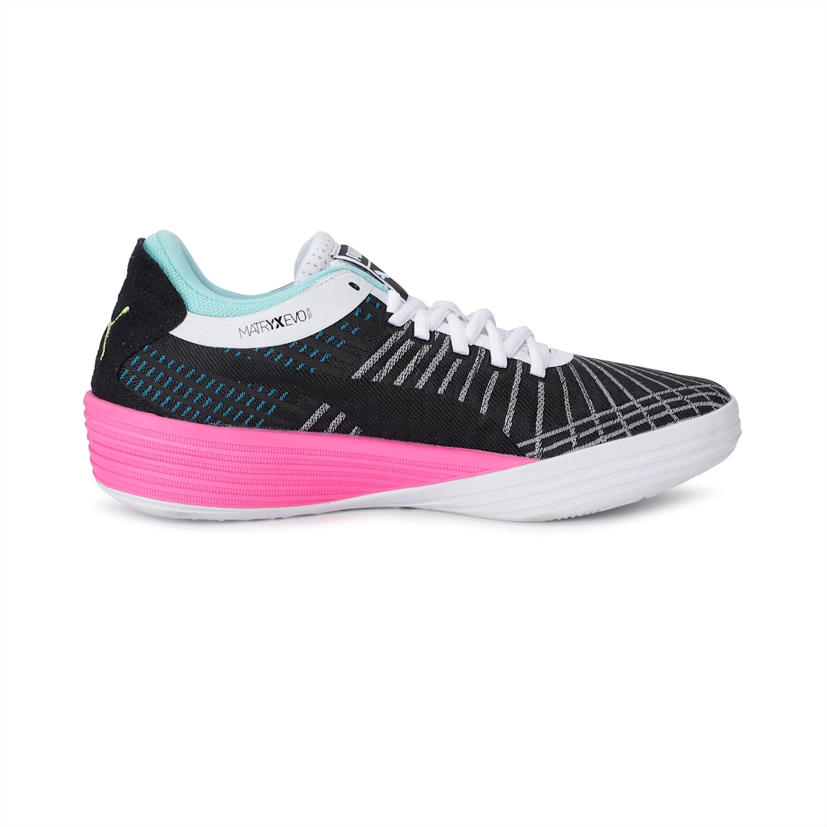 Dámské Basketbalové Boty Puma Clyde All-Pro Černé/Růžové | PU5710-H35