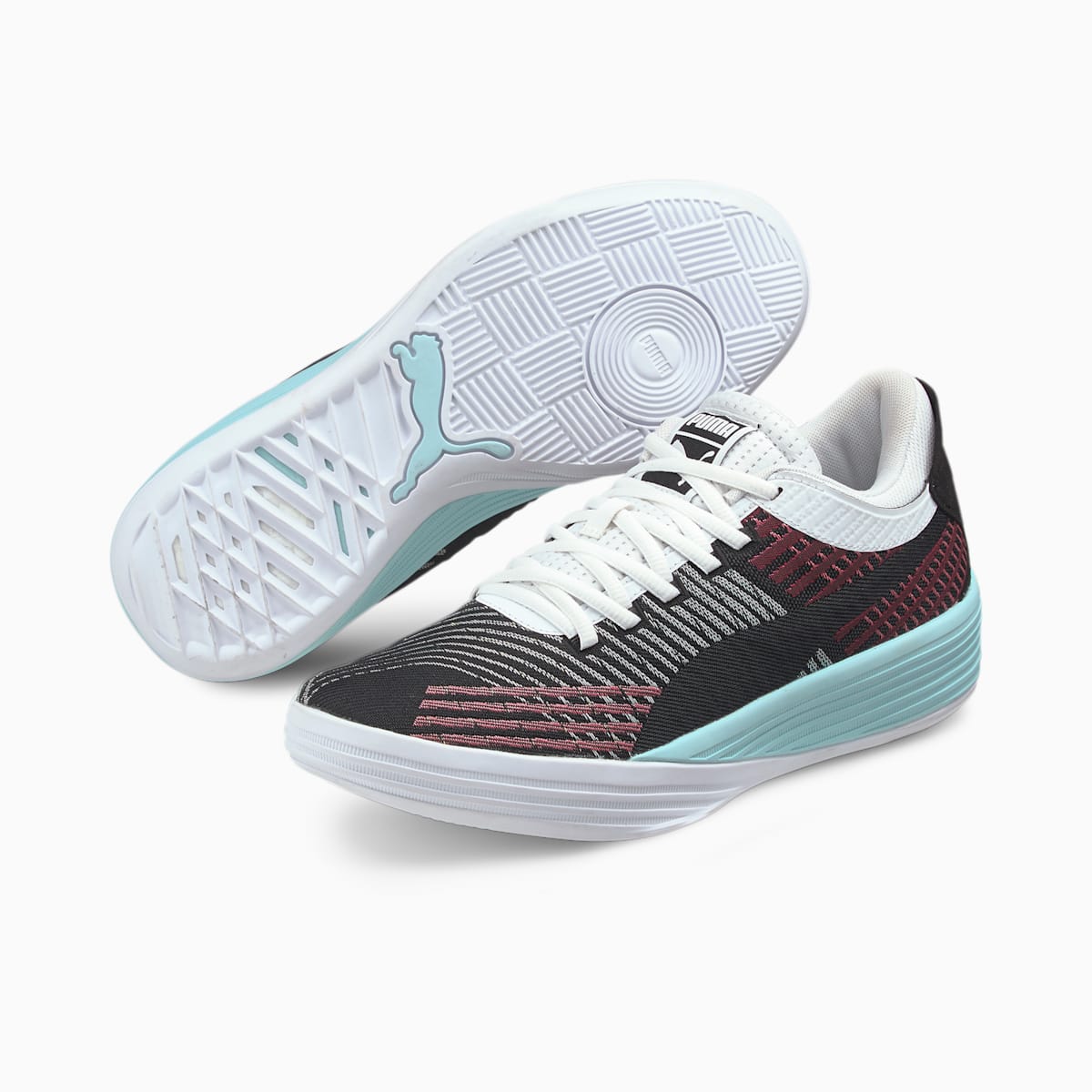 Dámské Basketbalové Boty Puma Clyde All-Pro Černé/Blankyt | PU9827-J52