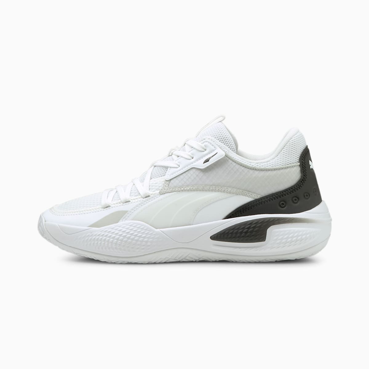 Dámské Basketbalové Boty Puma Court Rider I Bílé/Černé | PU7298-W52