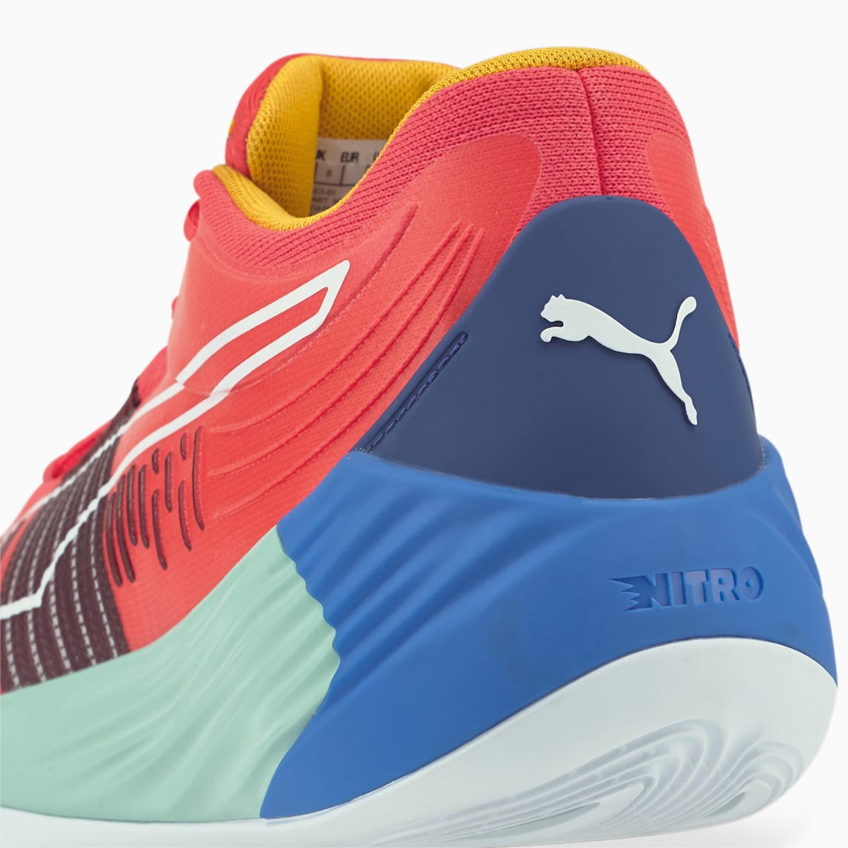 Dámské Basketbalové Boty Puma Fusion Nitro Oranžové/Blankyt | PU3261-K30