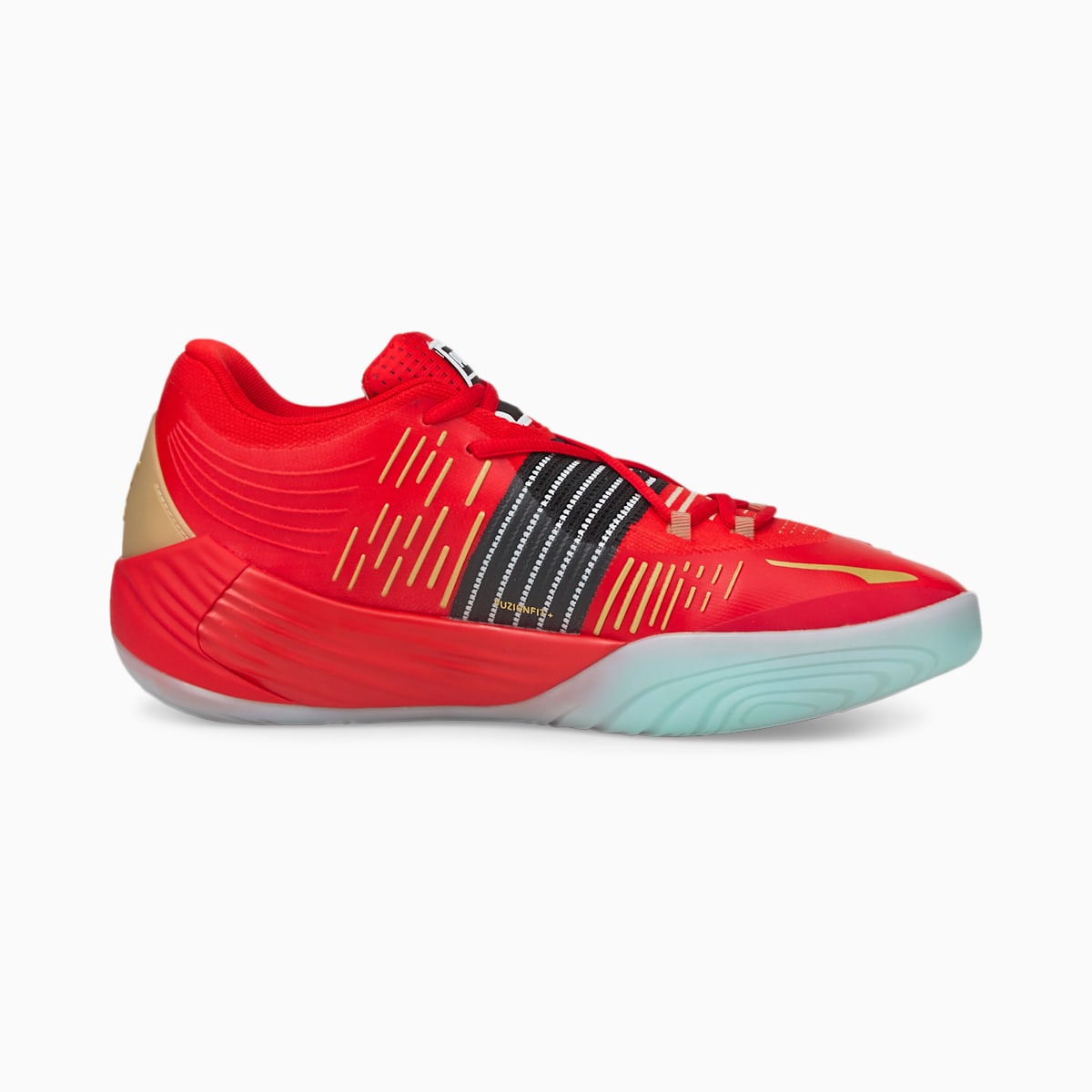 Dámské Basketbalové Boty Puma Fusion Nitro Červené/Zlaté | PU9528-F85