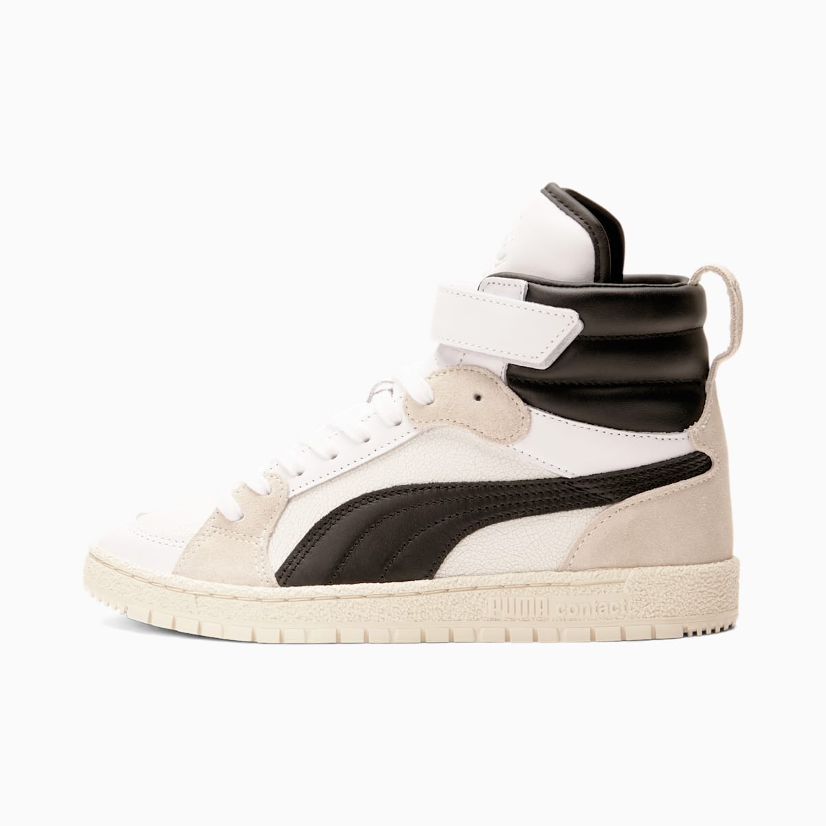 Dámské Basketbalové Boty Puma High Court Regal Ralph Sampson Mid Bílé/Černé | PU9087-Q62