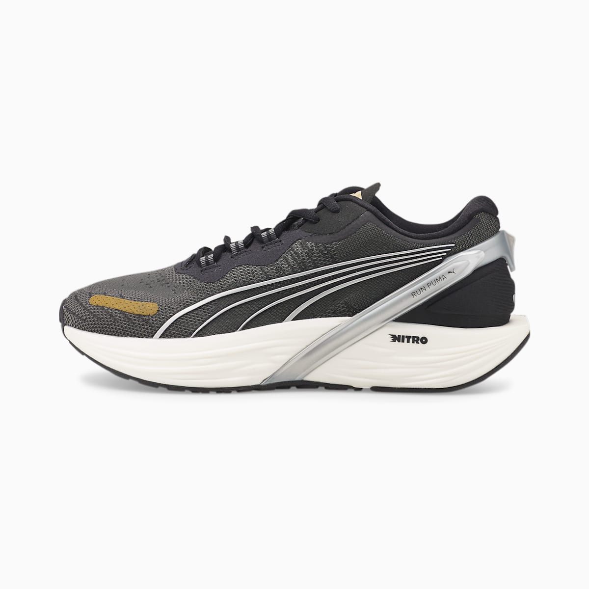 Dámské Běžecké Boty Puma Run XX Nitro WNS Černé/Metal Stříbrné/Zlaté | PU4679-V49