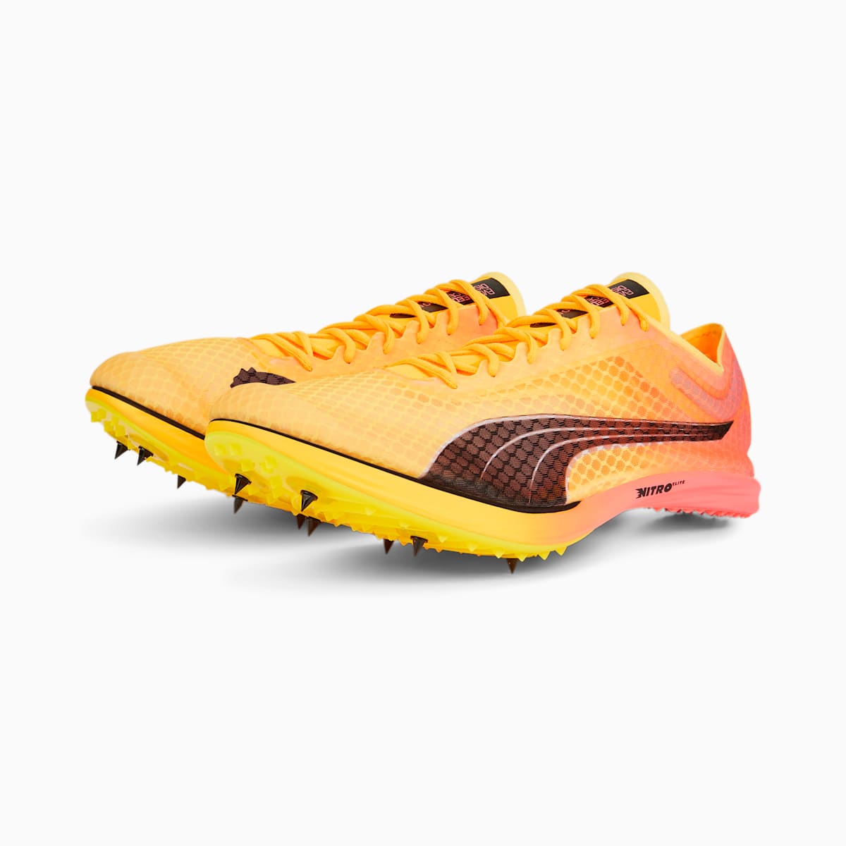 Dámské Běžecké Boty Puma evoSPEED Distance Nitro Elite Track and Field Spikes Oranžové/Černé | PU8035-E63