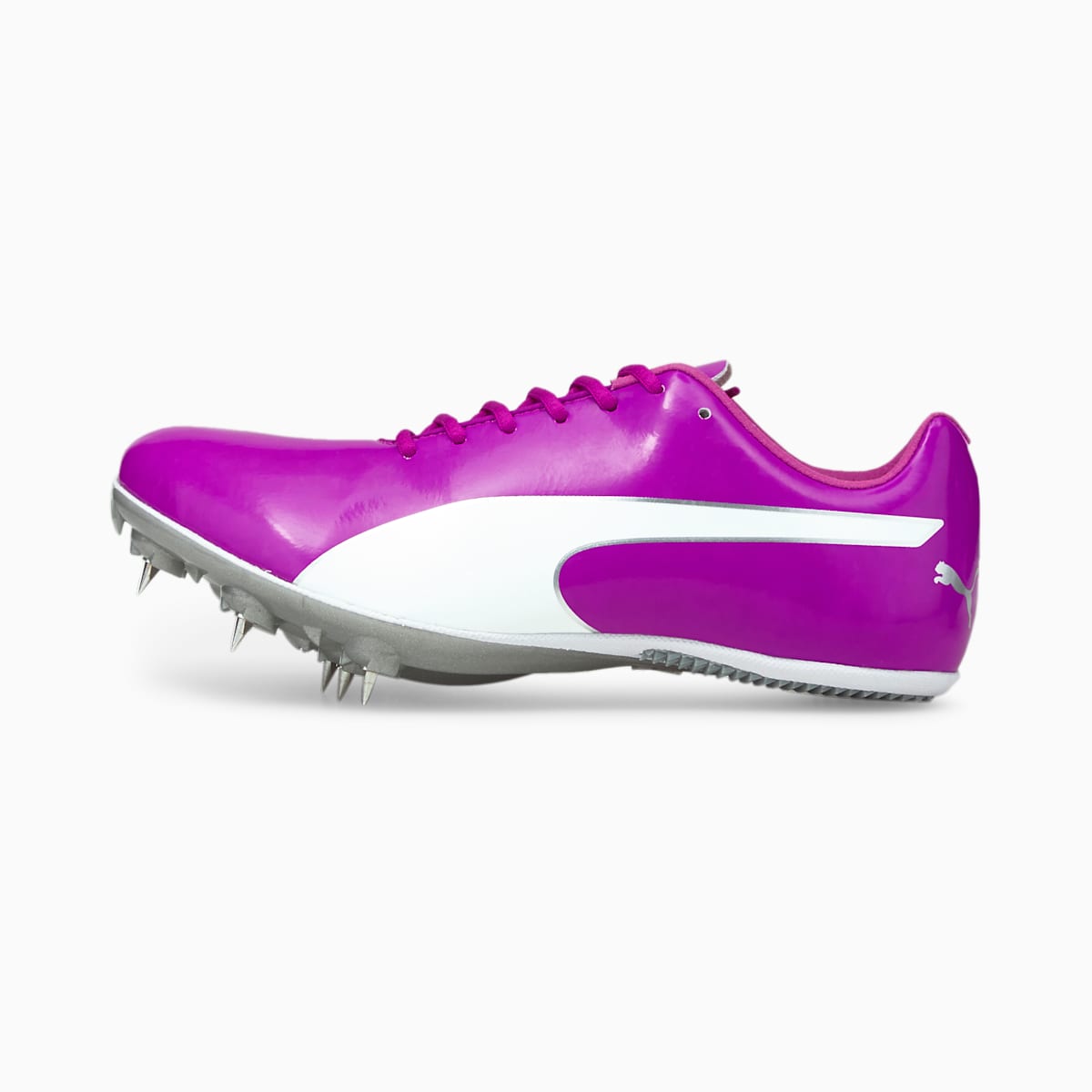 Dámské Běžecké Boty Puma evoSPEED Sprint 10 Track & Field Boots Tmavě Fialové/Bílé/Stříbrné | PU3056-Q98