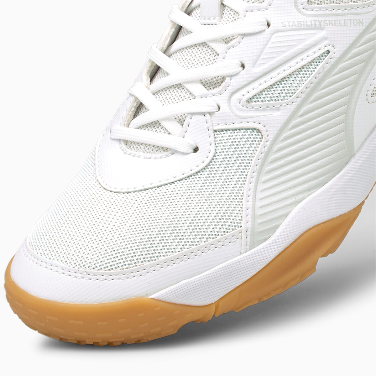 Dámské Házenkářské Boty Puma Solarflash Indoor Bílé | PU3175-M74