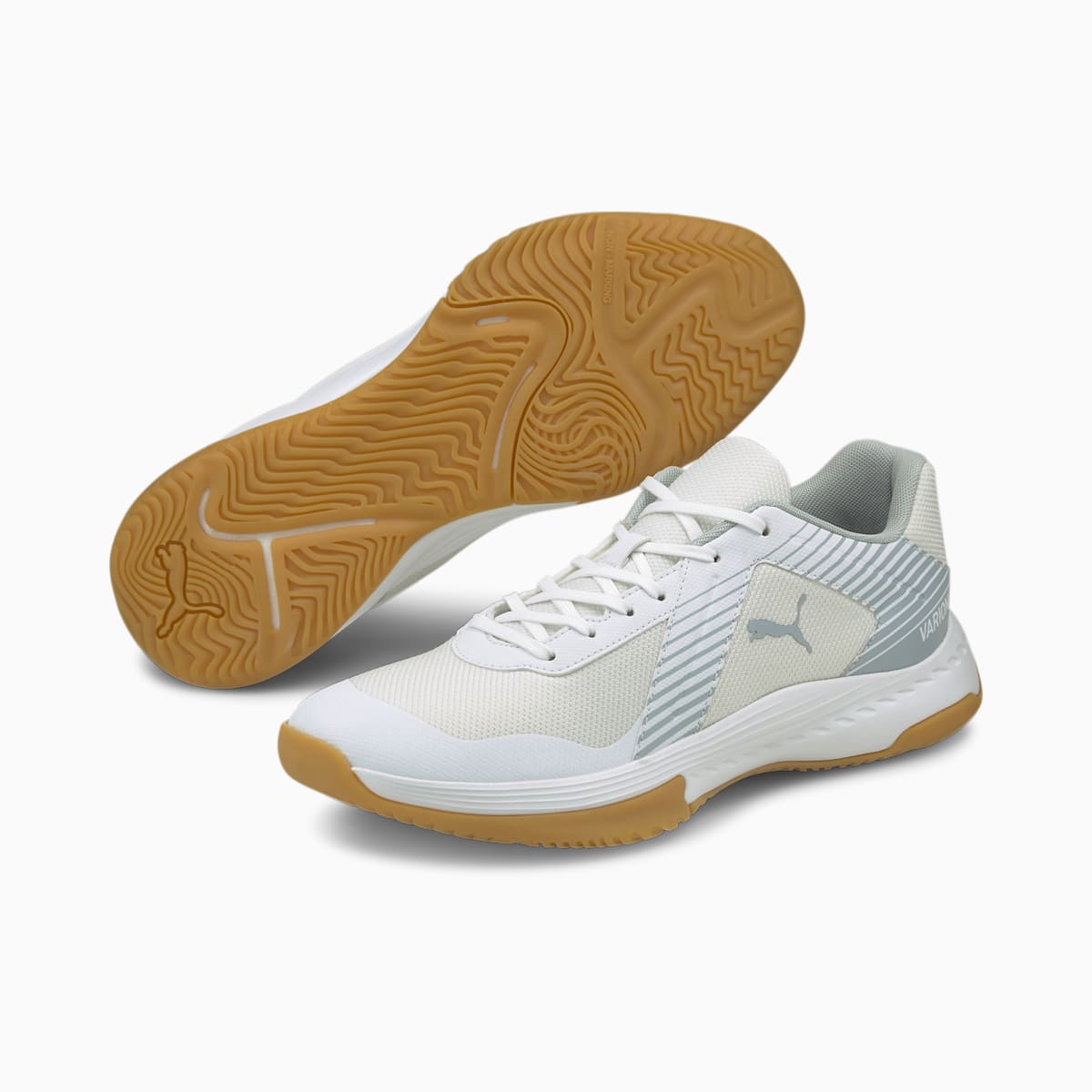 Dámské Házenkářské Boty Puma Varion Indoor Bílé/Blankyt | PU4652-V98