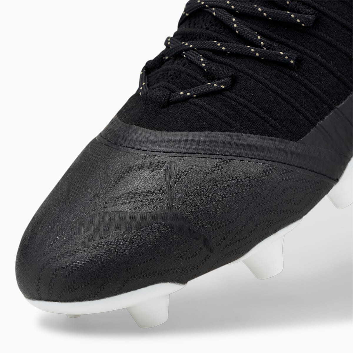 Dámské Kopačky Puma FUTURE 1.3 Lazertouch FG/AG Černé/Metal Zlaté/Bílé | PU5378-X48