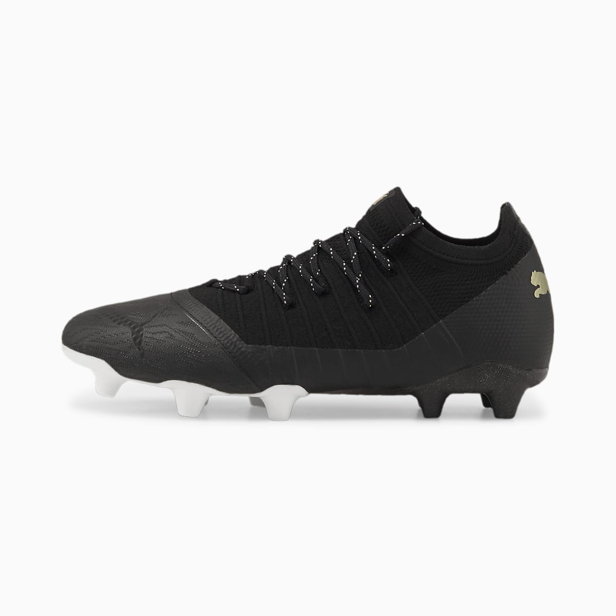 Dámské Kopačky Puma FUTURE 1.3 Lazertouch FG/AG Černé/Metal Zlaté/Bílé | PU5378-X48