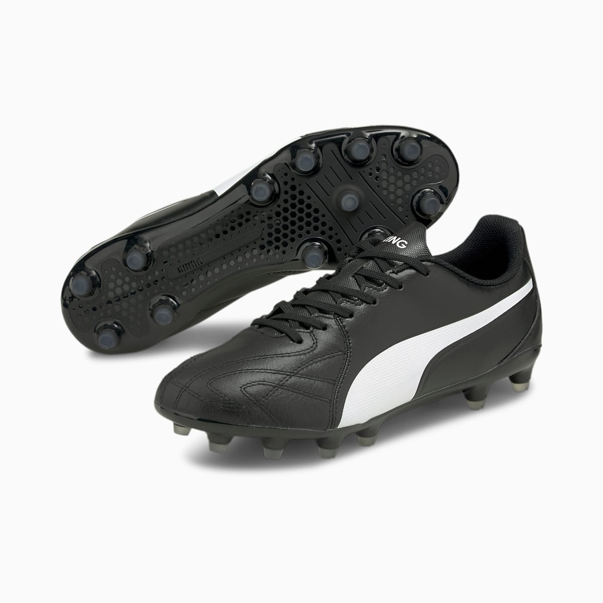 Dámské Kopačky Puma King Hero 21 FG Černé/Bílé | PU9471-G81