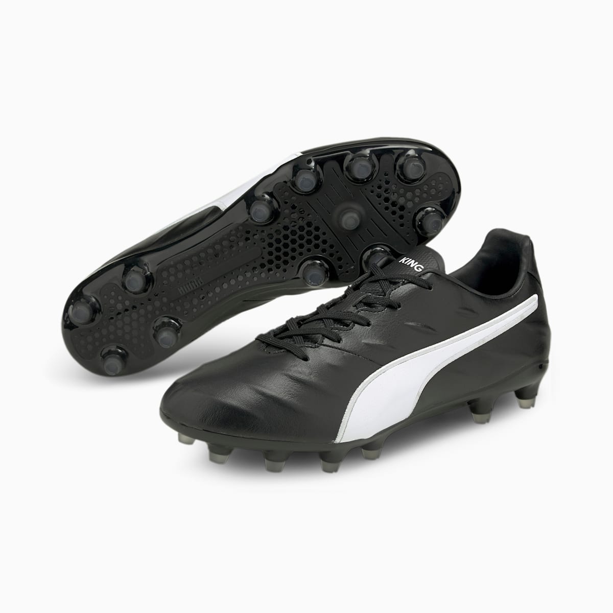 Dámské Kopačky Puma King Pro 21 FG Černé/Bílé | PU1640-K21