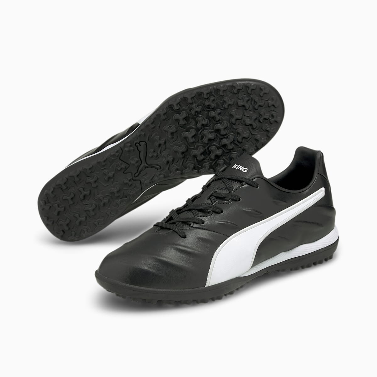 Dámské Kopačky Puma King Pro 21 TT Černé/Bílé | PU0578-M03