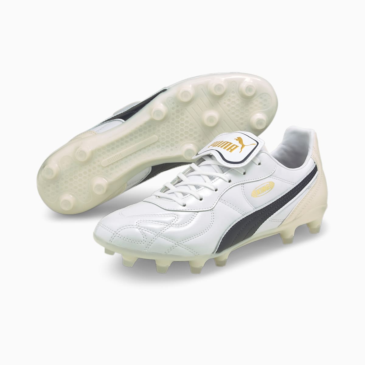 Dámské Kopačky Puma King Top Dassler Legacy Bílé/Tmavě Blankyt | PU2731-B42