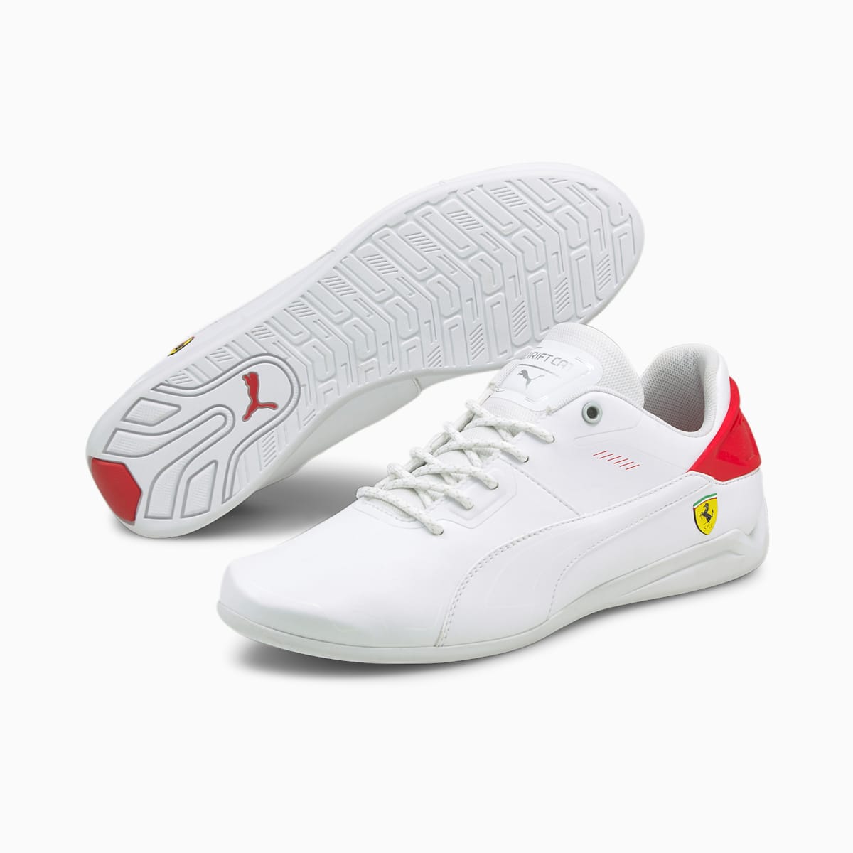 Dámské Moto Boty Puma Scuderia Ferrari Drift Cat Delta Bílé | PU8657-T68