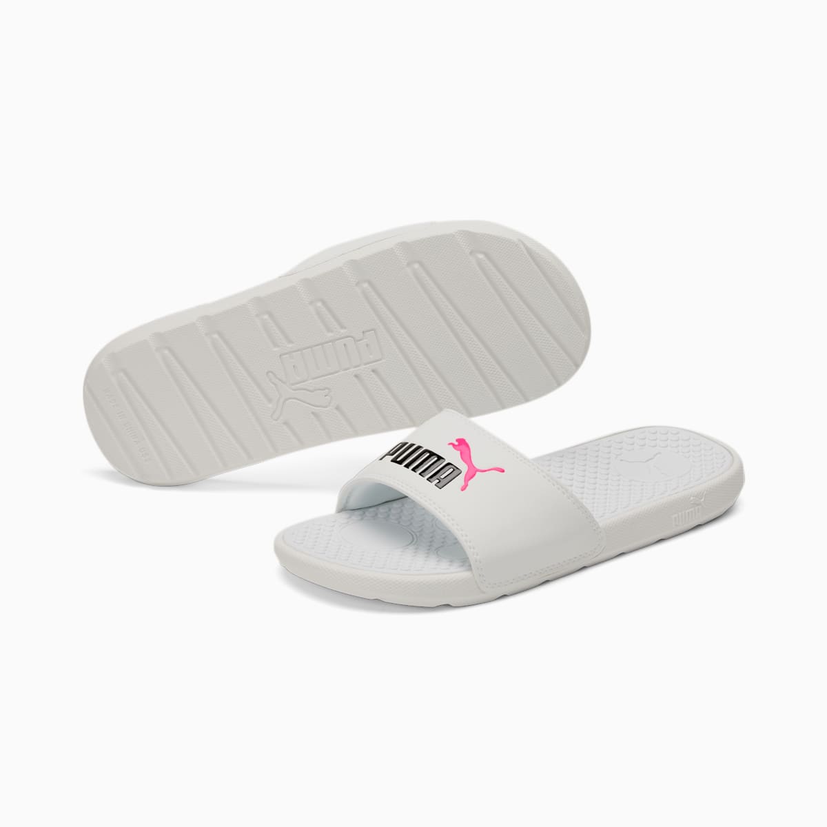 Dámské Pantofle Puma Cool Cat Slides Bílé/Růžové | PU8139-T70