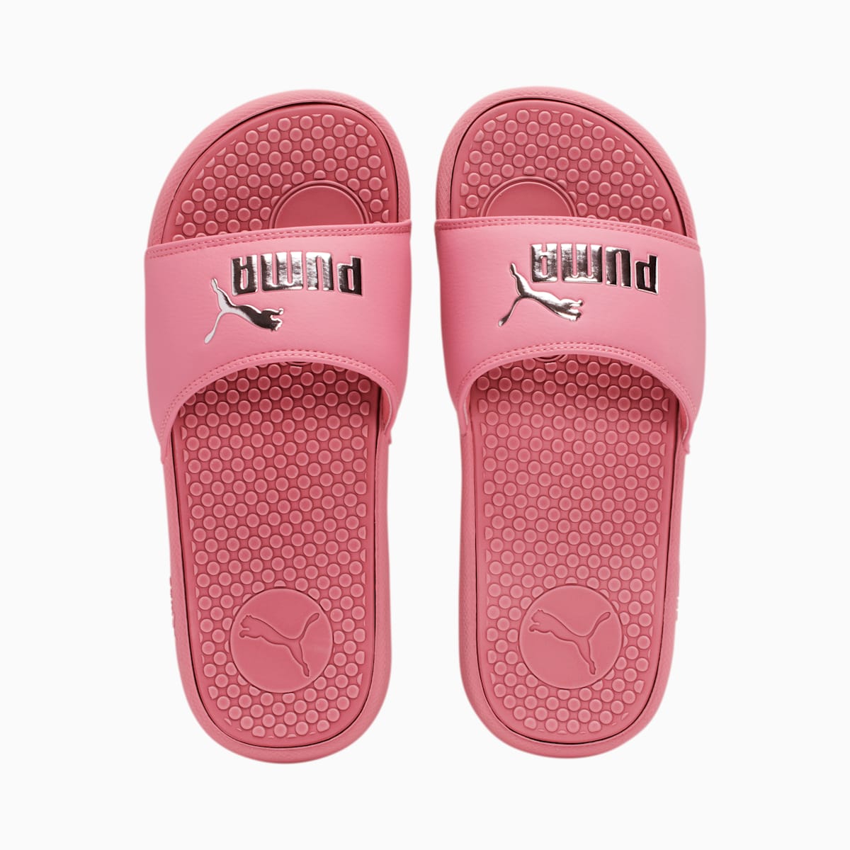 Dámské Pantofle Puma Cool Cat Slides Růžové/Stříbrné | PU4362-Q42