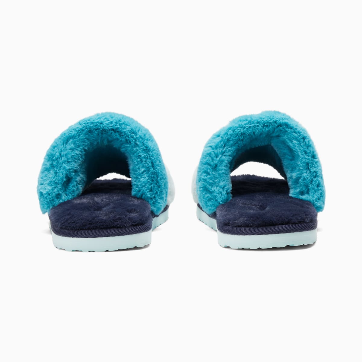 Dámské Pantofle Puma Fluff Jazzy Blankyt | PU7019-G28