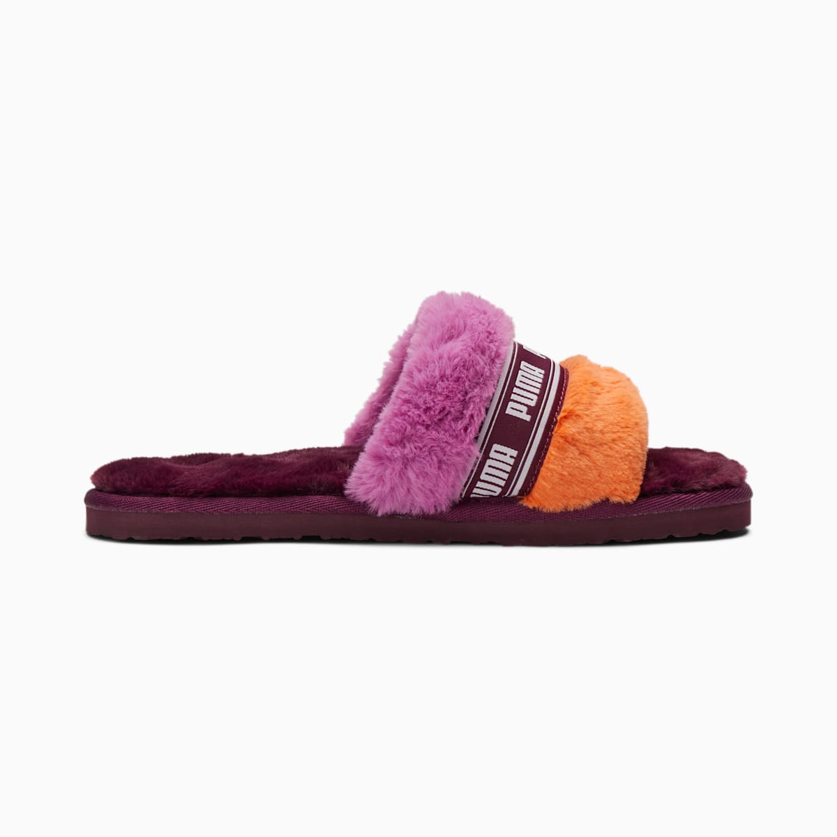 Dámské Pantofle Puma Fluff Jazzy Fialové/Levandule/Tmavě Meruňka/Fuchsie | PU9417-F50