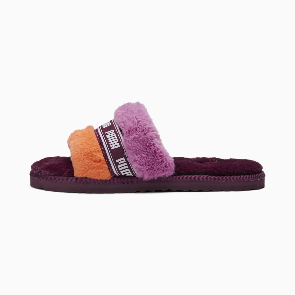 Dámské Pantofle Puma Fluff Jazzy Fialové/Levandule/Tmavě Meruňka/Fuchsie | PU9417-F50