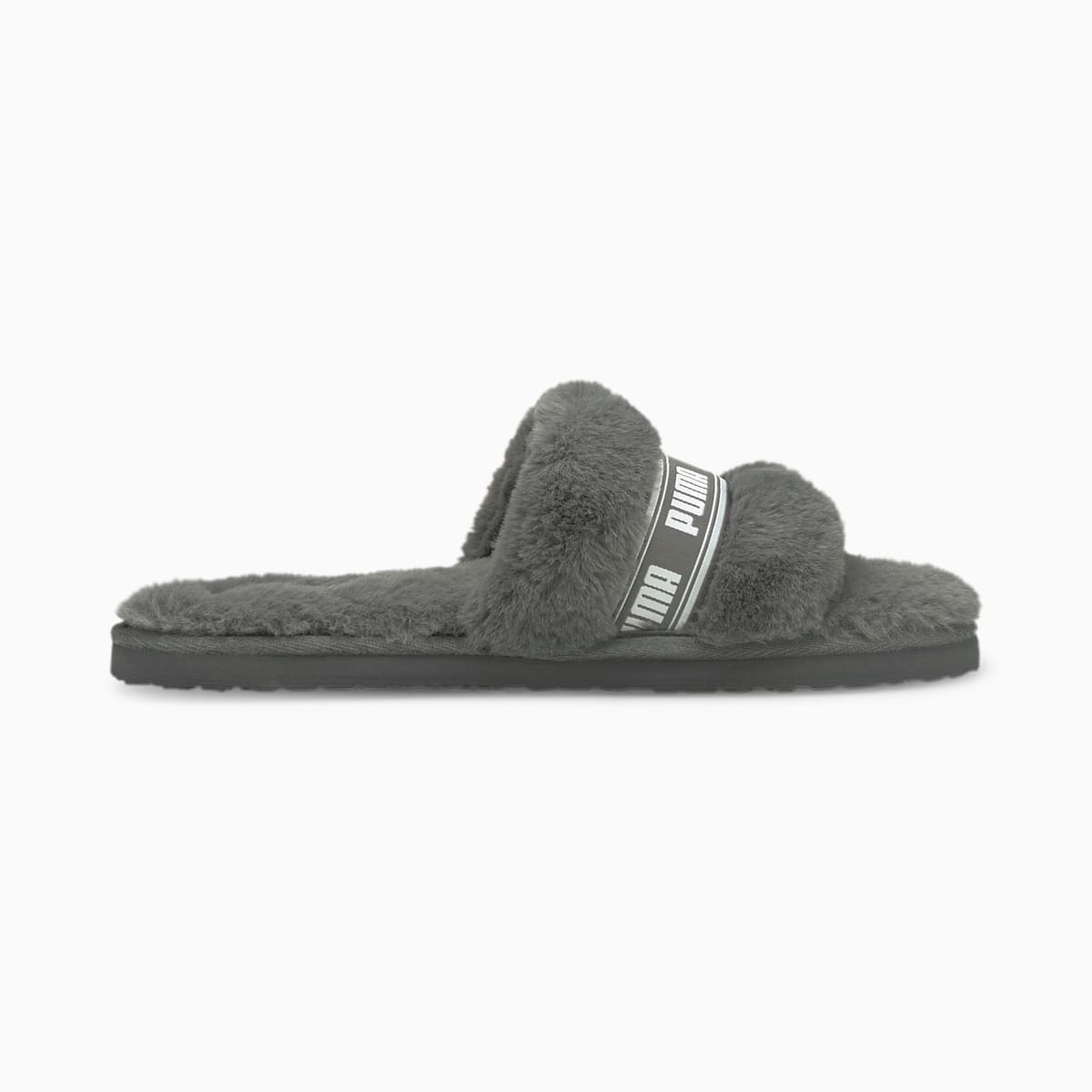 Dámské Pantofle Puma Fluff Slides Šedé/Bílé | PU5369-F40