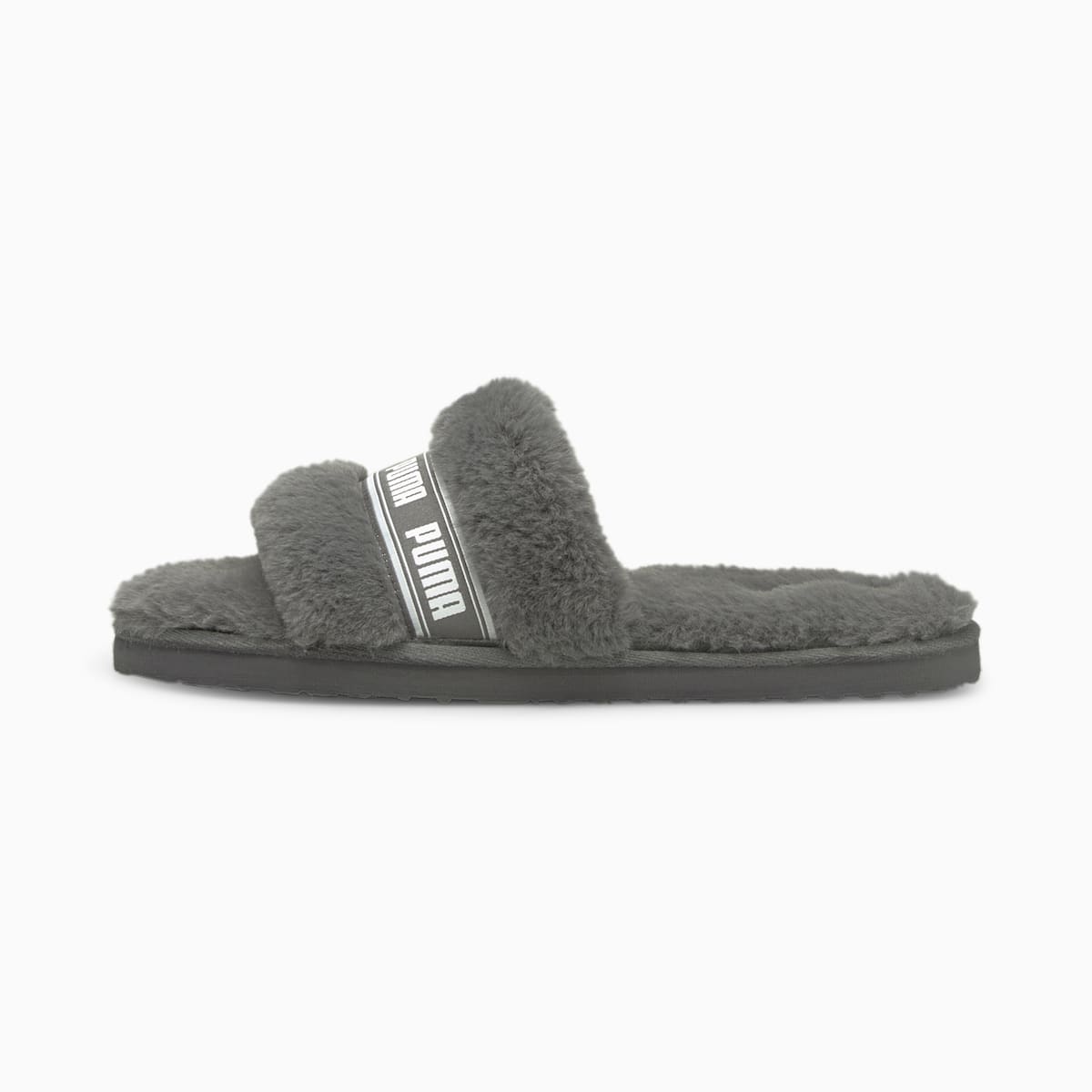 Dámské Pantofle Puma Fluff Slides Šedé/Bílé | PU5369-F40