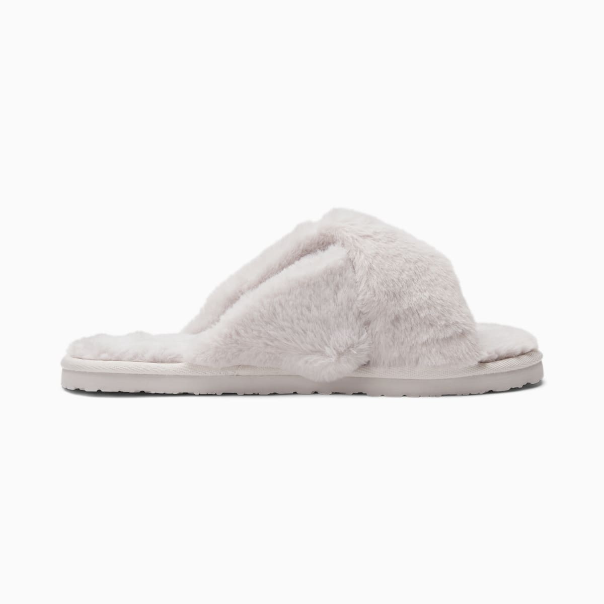 Dámské Pantofle Puma Fluff X Páskové Slide Bílé | PU1348-K74