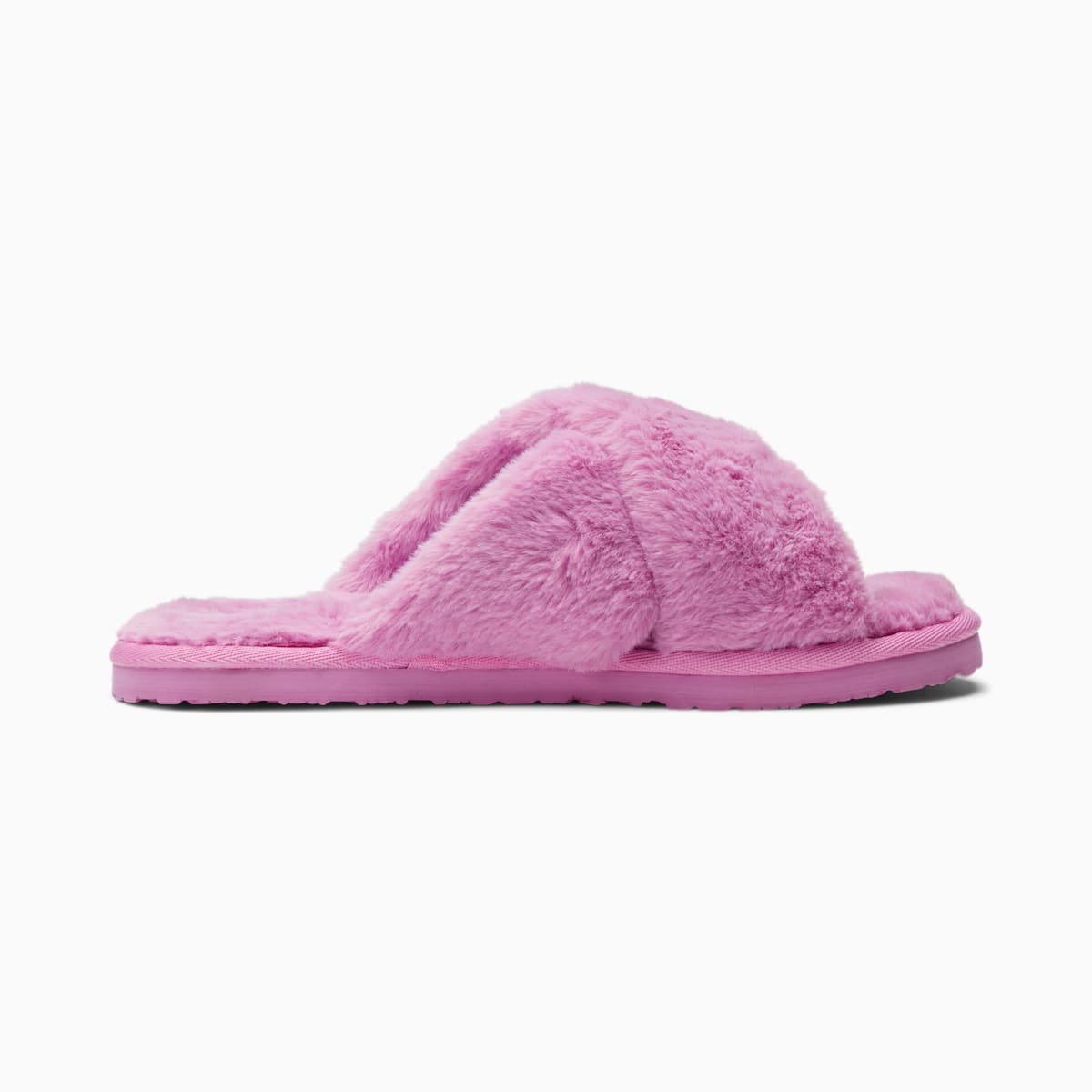 Dámské Pantofle Puma Fluff X Páskové Slide Bílé | PU5648-L38