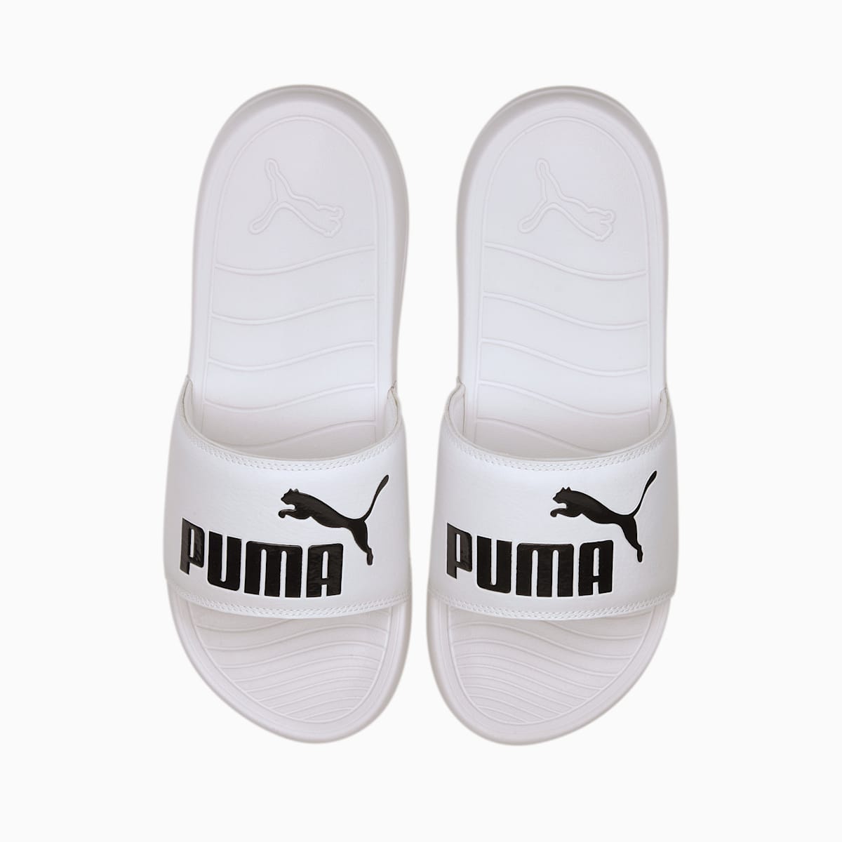 Dámské Pantofle Puma Popcat 20 Bílé/Černé | PU3718-M34