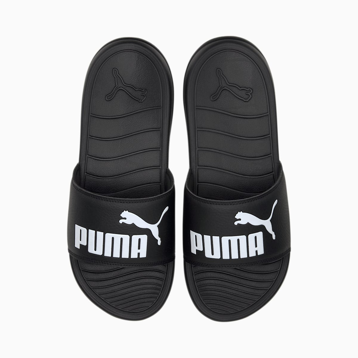 Dámské Pantofle Puma Popcat 20 Černé/Bílé | PU9507-N82