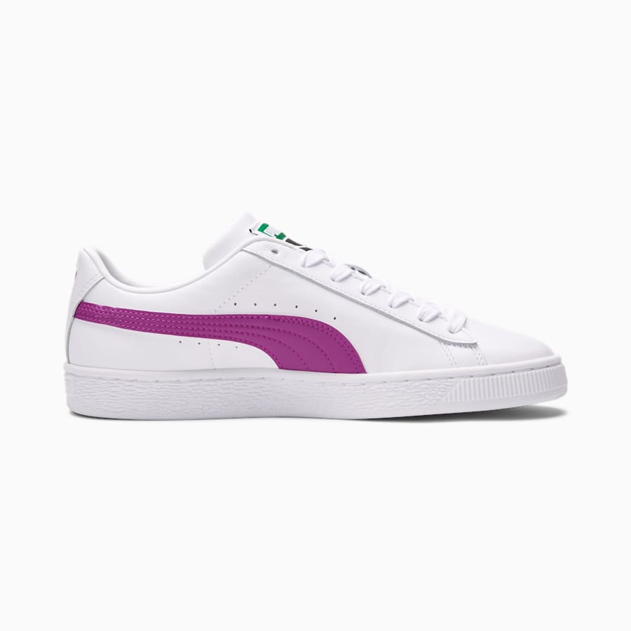 Dámské Tenisky Puma Basket Classic XXI Bílé/Růžové | PU1657-H74