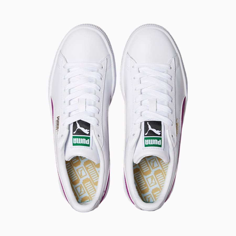 Dámské Tenisky Puma Basket Classic XXI Bílé/Růžové | PU8761-H89