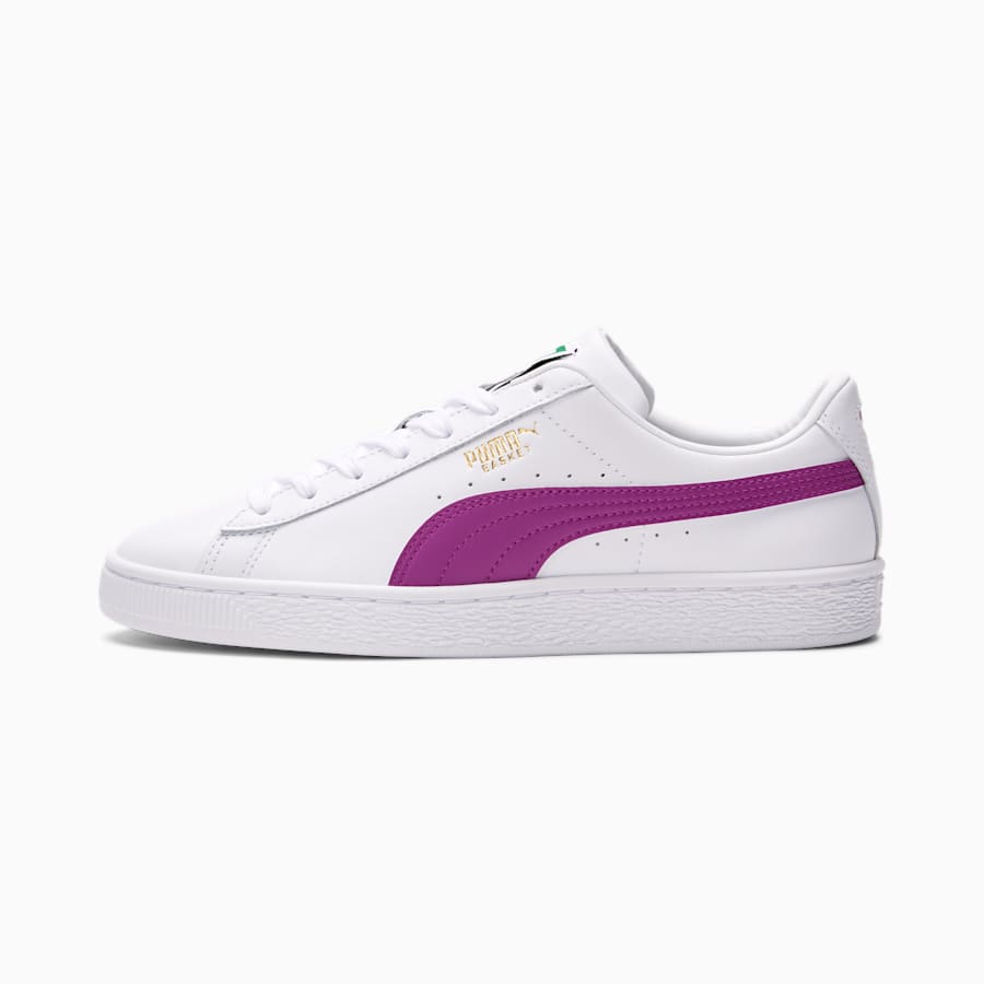 Dámské Tenisky Puma Basket Classic XXI Bílé/Růžové | PU8761-H89