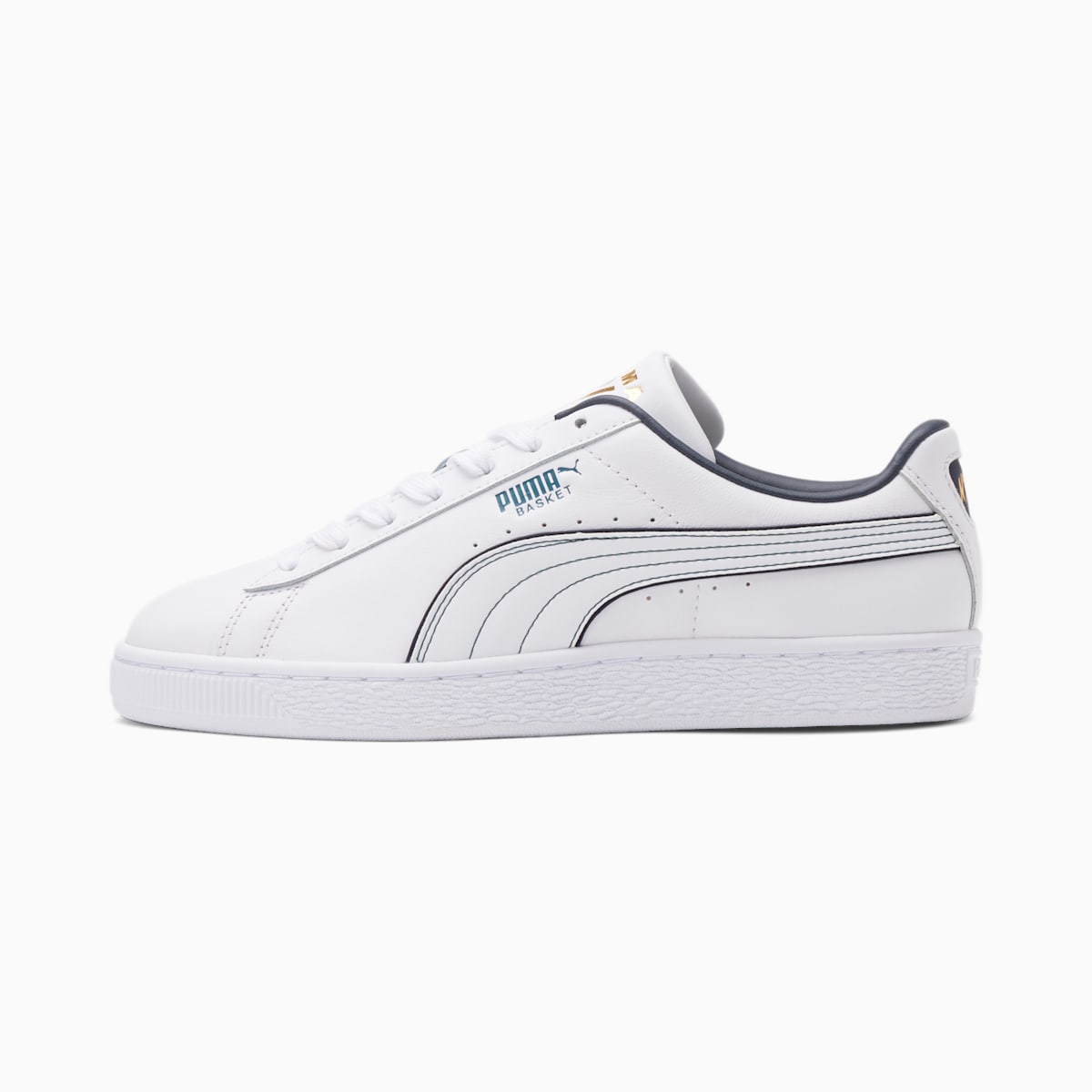 Dámské Tenisky Puma Basket Classic XXI Flagship Bílé/Blankyt Koralove | PU1286-F80