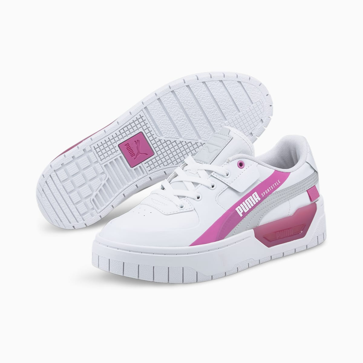 Dámské Tenisky Puma Cali Dream Tech Bílé/Růžové | PU2960-B52