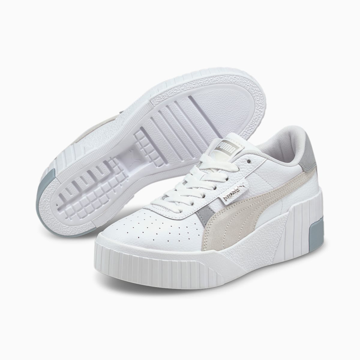 Dámské Tenisky Puma Cali Wedge Mix Bílé/Blankyt | PU2678-A05