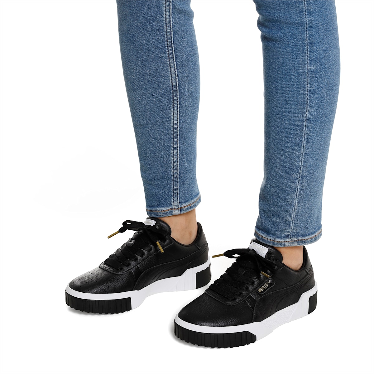 Dámské Tenisky Puma Cali Černé/Bílé | PU9138-D07