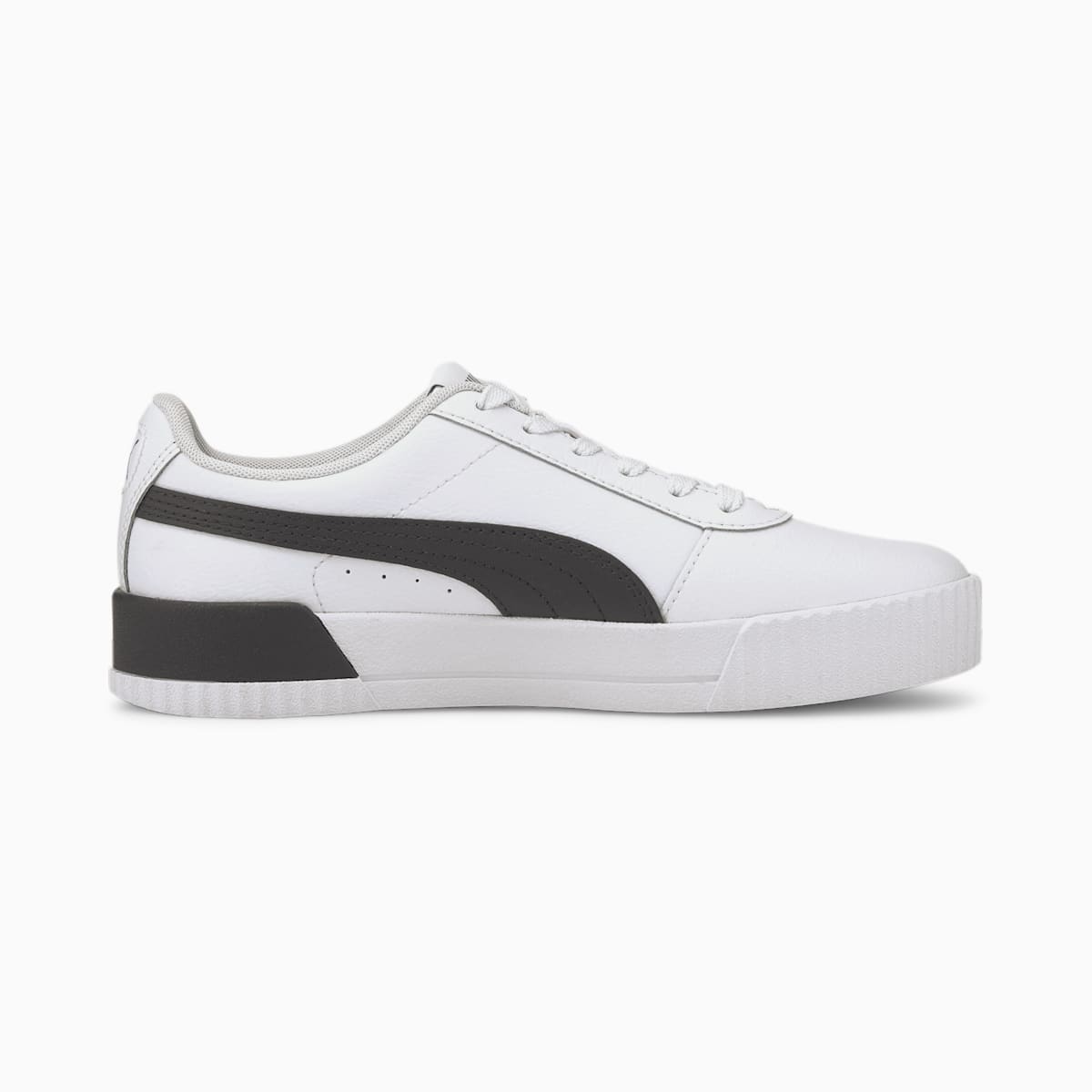 Dámské Tenisky Puma Carina Leather Bílé/Černé/Stříbrné | PU2964-L54