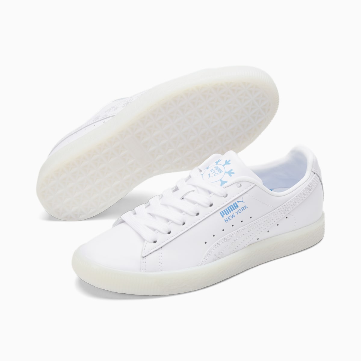 Dámské Tenisky Puma Clyde Flagship Bílé/Stříbrné | PU2415-G10