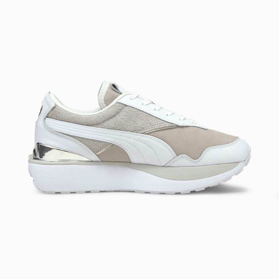 Dámské Tenisky Puma Cruise Rider 66 Bílé/Stříbrné | PU0547-L35