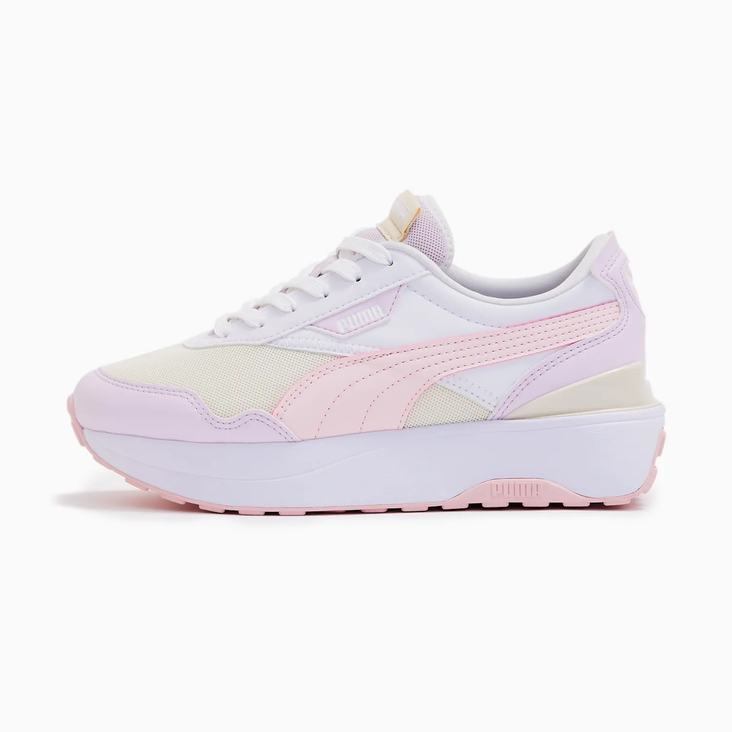 Dámské Tenisky Puma Cruise Rider Thunder Bílé/Růžové | PU2395-G36